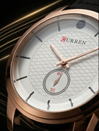 Curren Classic Rose Gold – Premium Leather Strap Watch