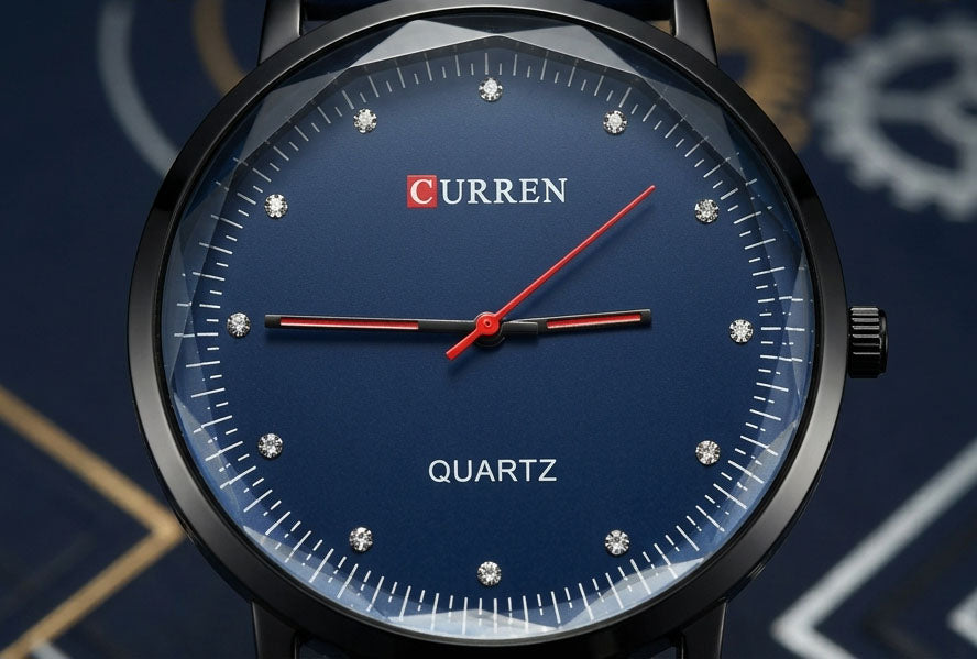 Quarts Curren Blue Luxury