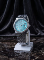 Luxury Ice Blue Men's Watch