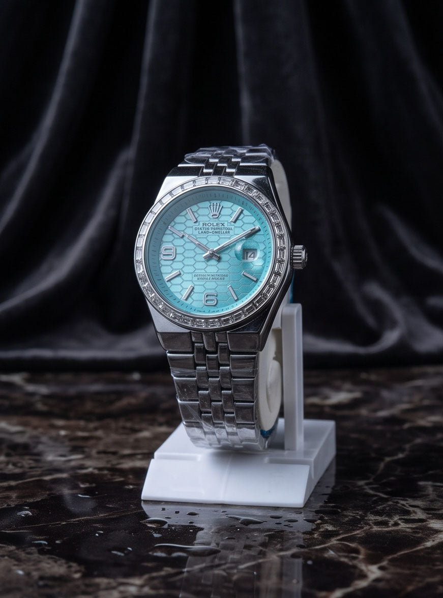 Luxury Ice Blue Men's Watch
